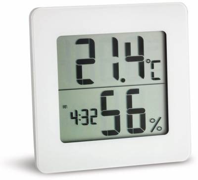 TFA Digitales Thermo-Hygrometer 30.5033.02, weiß von TFA