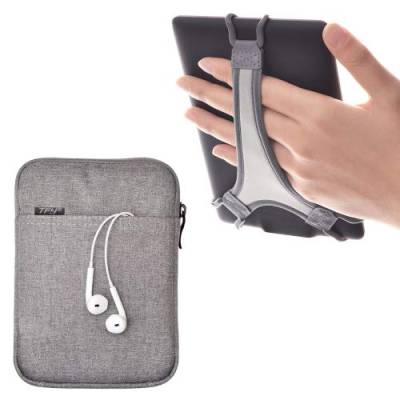 TFY E-Reader Schutztasche Sack mit Reißverschluss, Plus Bonus Handhalteband für 6 Zoll Kindle E-Reader 6 Zoll / Paperwhite / Voyage / Oasis / Nook GlowLight Plus / Sonny PRES-300 / Sony PRES-350 von TFY