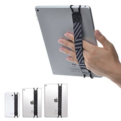 TFY Sicherheits-Handschlaufe für Tablet-PC, iPad 10. Generation, iPad Mini 6, iPad Air 5, iPad Pro 9,7 Zoll, Pro 11 Zoll, Galaxy Tablet PC, Nexus 7 / Nexus 10 und mehr, Schwarz von TFY
