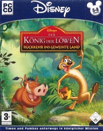 Der König der Löwen, Rückkehr ins geweihte Land, 1 CD-ROM Timon und Pumbaa unterwegs in königlicher Mission. Für Windows 98/Me/XP. Empfohlen für 5-8 Jährige. von THQ