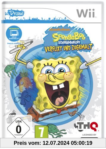SpongeBob Schwammkopf: Verflixt und zugemalt (uDraw Game Tablet erforderlich) von THQ