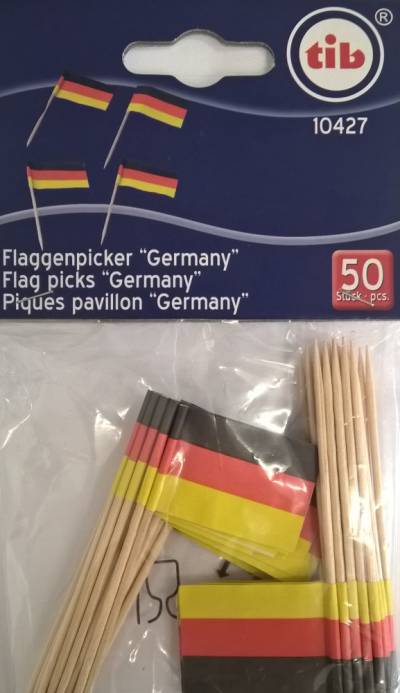 Flaggenpicker Germany 50 Stk. von TIB Heyne