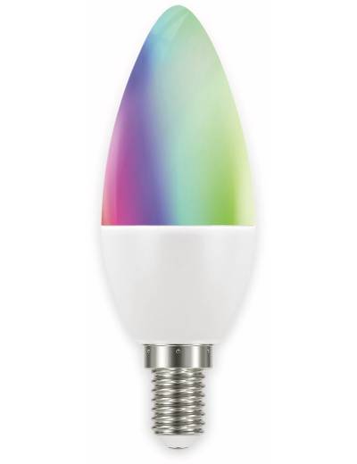 TINT LED-Lampe MüLLER LICHT E14, 4.9 W, 470 lm, EEK G, Kerze, RGB von TINT