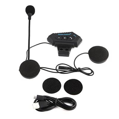TKSE Helm Bluetooth Headset, 1 Paar Motorradhelm BT Headset Kopfhörer Lautsprecher Unterstützt Freisprechanruf Headset Kommunikationssystem von TKSE