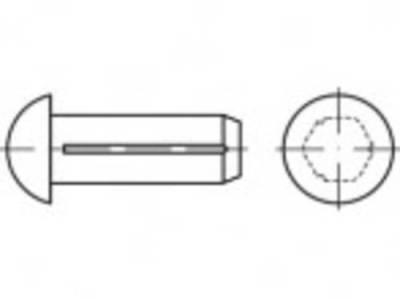 TOOLCRAFT TO-5439135 Halbrundkerbnagel 5mm Stahl 250St. von TOOLCRAFT