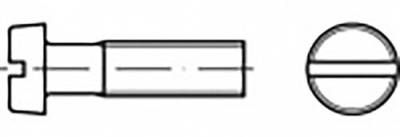 TOOLCRAFT TO-6864927 Zylinderkopfschraube M2.5 20mm Schlitz Stahl verzinkt 200St. von TOOLCRAFT