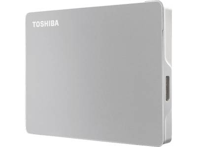 TOSHIBA Canvio Flex Exklusive Festplatte, 2 TB HDD, 2,5 Zoll, extern, Silver von TOSHIBA
