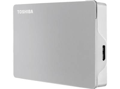 TOSHIBA Canvio Flex Exklusive Festplatte, 4 TB HDD, 2,5 Zoll, extern, Silver von TOSHIBA