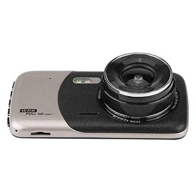 TOTMOX Dashcam, 1080P Full HD Dual Lens Dashcam für Autos, mit 3,6 Zoll IPS LCD-Bildschirm, 170° Weitwinkel, Nachtsicht, Loop-Aufnahme, G-Sensor, Parküberwachung von TOTMOX
