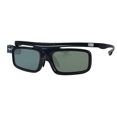 3D-Brille, 3D Active Shutterbrille Wiederaufladbare Brillen Geeignet für 3D DLP-Link Projektor Acer BenQ Optoma Viewsonic Philips LG Infocus NEC Jmgo Vivitek Cocar Toumei - 1 Stück von TOUMEI