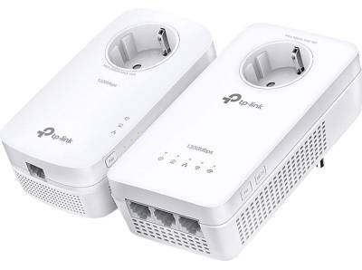 TP-LINK TL-WPA1300P AV1300-AC1200-Gigabit Powerline Kit 1200 Mbit/s Kabellos und Kabelgebunden von TP-LINK