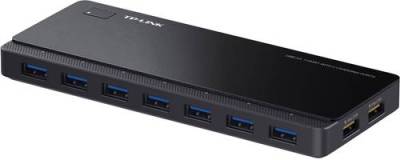 TP-LINK UH720 7+2 Port USB 3.2 Gen 1-Hub (USB 3.0) mit Schnellladeport Schwarz von TP-Link