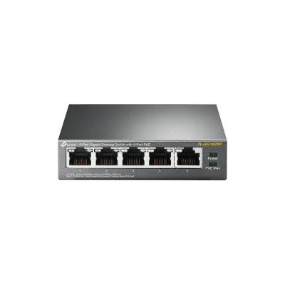 TP-Link TL-SG1005P 5-Port-10/100/1000Mbit/s-Desktop-Switch mit 4 PoE-Ports von TP-Link