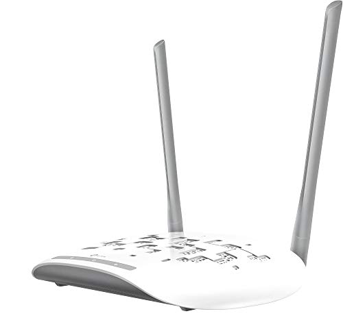 TP-Link TL-WA801N WLAN Access Point 300Mbit/s on 2.4GHz (Client, Bridget, Universal/WDFS Repeater),1X10/100 Mbps Ethernet, WPS, zwei fixierte Antennen) weiß von TP-Link