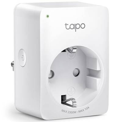 Tapo WLAN Smart Steckdose Tapo P100, Smart Home WiFi Steckdose, Alexa Zubehör, funktioniert mit Alexa, Google Home, Tapo App, Sprachsteuerung, Fernzugriff, Kein Hub notwendig, Mini, Weiß von Tapo