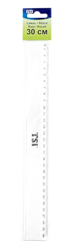 TSI Lineal 30 cm, transparent, Art. Nr. 46030 von TSI