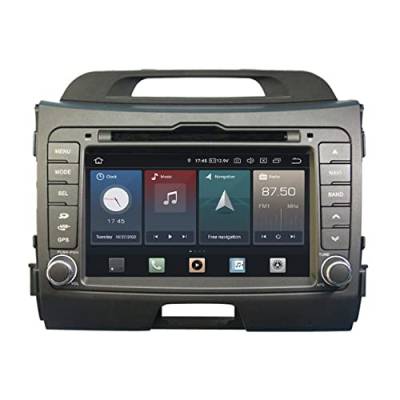 Kompatibel mit: Kia Sportage III 8" Touchscreen Android Autoradio DVD GPS Navigation CarPlay AndroidAuto von Taffio