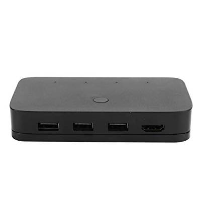 Tangxi für HDMI-KVM-Switch, USB-KVM-Switch mit Automatischem Einstellsystem/HD-Videoquelle, Unterstützung HUB/U-Disk/Drucker/Switched by Button von Tangxi