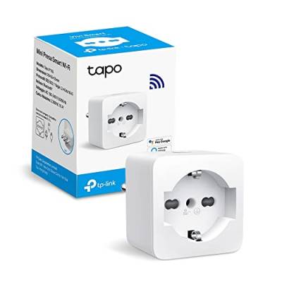 TP-Link Tapo P105 Italienische Smart Steckdose, WiFi Smart Plug, Sprachsteuerung, kompatibel mit Alexa und Google Home, Fernbedienung über Tapo-App, Vorwahlzeit von Tapo