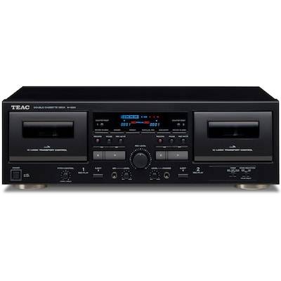 TEAC W-1200 Doppel-Kassettendeck USB-Ausgang schwarz von Teac Europe GmbH