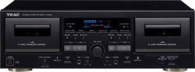 TEAC W-1200 Tape Deck Schwarz von Teac