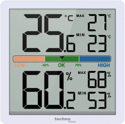 TECHNOLINE Digitales Thermometer-Hygrometer WS9472 von TechnoLine