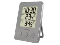 Technoline WS 9175, Silber, Innen-Thermometer, Außen-Thermometer, Thermometer, F,°C, 30 m, 433 MHz von Technoline