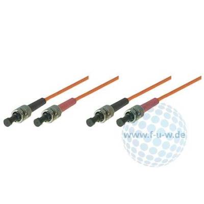 Tecline 76810 OM1-Faser LWL-Kabel (62,5/125 µm, 10,0 m) orange von Tecline