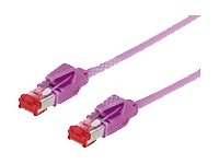 Tecline Category 6A Ethernet Kabel (0,5 m) Erikaviolett von Tecline