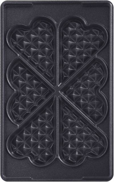 XA8006 Platte Herzwaffeln Nr.6 Backuntensil schwarz/edelstahl von Tefal