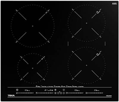 60cm Induktionskochfeld mit 4 Kochzonen und 8 Direktwahlfunktionen, Sensorbedienung von Teka
