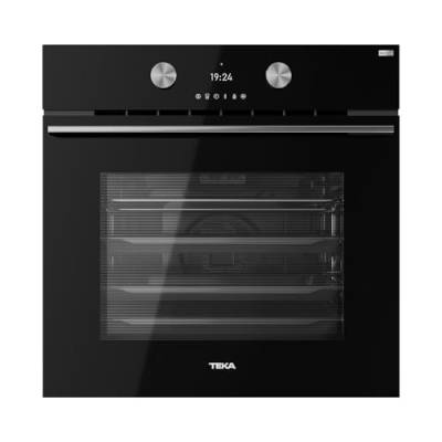 Teka Home HLB 8700 P Pyrolytischer Luftofen, 70 Liter, mit WLAN, Air Fryer mit DualClean Reinigungssystem, Glas schwarz von Teka