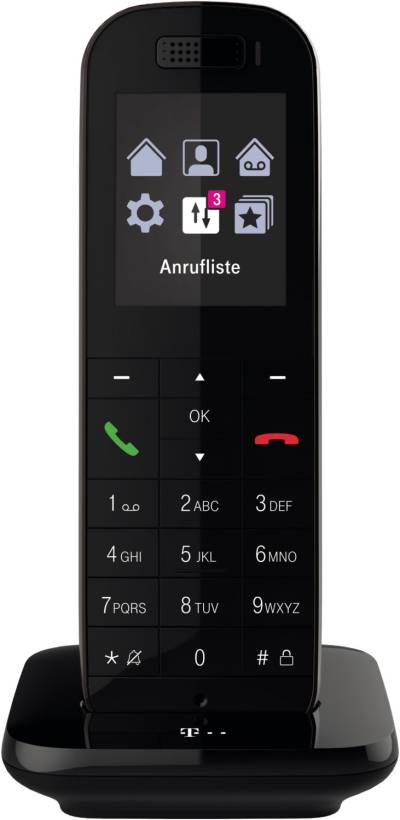 Speedphone 52 Schnurloses IP-Telefon schwarz von Telekom