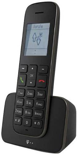Telekom Sinus A207 DECT/GAP Schnurloses Telefon analog Freisprechen Schwarz von Telekom