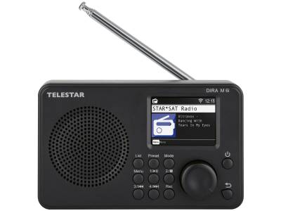 TELESTAR Internetradio DIRA M6i, DAB+/UKW, Bluetooth, schwarz von Telestar