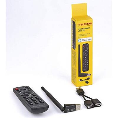 Telestar Smart Voice Kit für DIGINOVA 25 Smart (Smart Kit, Smart Home, Alexa, Sprachsteuerung), Farbe:schwarz von Telestar