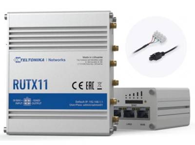 Teltonika LTE/WLAN Router Teltonika RutX11, Cat6, mit 12V Anschlusskabel 4G/LTE-Router von Teltonika