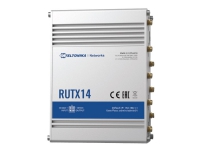 Teltonika RUTX14, Router für Mobilfunknetz, Silber, Aluminium, Leistung, Status, WAN, Gigabit Ethernet, 10,100,1000 Mbit/s von Teltonika