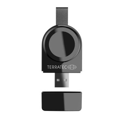 Terratec ChargeAIR Watch Ladestation (Ladepad, Ladespot, kompakt, USB-Stick-Design, Schlüsselanhänger) von Terratec