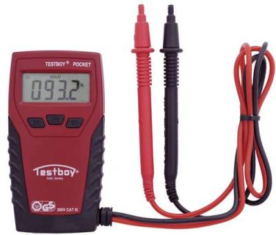 Testboy TB Pocket Hand-Multimeter digital CAT III 300V Anzeige (Counts): 2000 von Testboy
