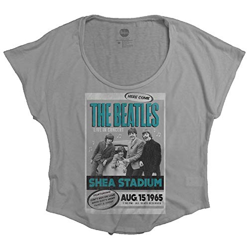 T-Shirt # S Grey Ladies # Shea Stadium 1965 von The Beatles
