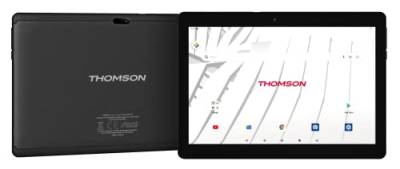 Thomson 10-inch Teo Android 11 Tablet/Quad CORE/A100/ 2GB, W126753151 (/ Quad CORE/A100/ 2GB RAM+32GB ROM/ 800 * 1280 IPS Screen/0.3+2mp camera/4000mAh Battery/Plastic), Schwarz von Thomson