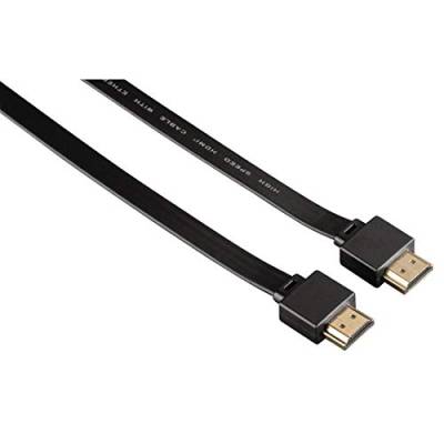 Thomson HDMITM High Speed Kabel (HDMI-Stecker auf Stecker, flach, Ethernet, 3,0 m) von Thomson