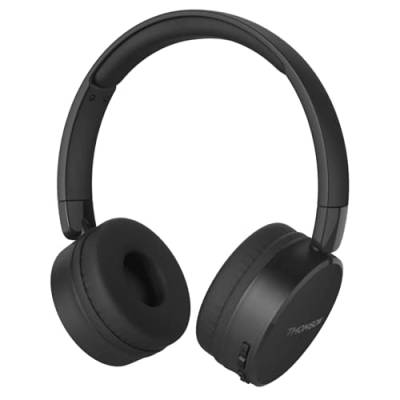 Thomson WHP6011BT On Ear Kopfhörer Bluetooth®, kabelgebunden Schwarz Headset, Lautstärkeregelung von Thomson