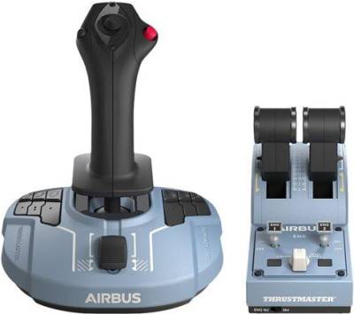 Thrustmaster Airbus Edition Schwarz - Blau USB Joystick Analog / Digital PC (2960842) von Thrustmaster