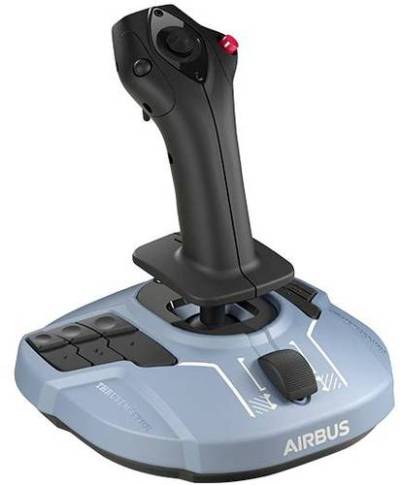 Thrustmaster Civil Aviation Sidestick Airbus Edition Joystick USB PC Blau, Schwarz von Thrustmaster