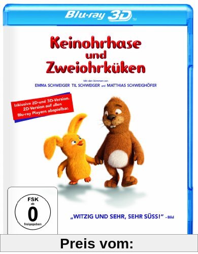 Keinohrhase & Zweiohrküken (+Blu-ray) [3D Blu-ray] von Til Schweiger