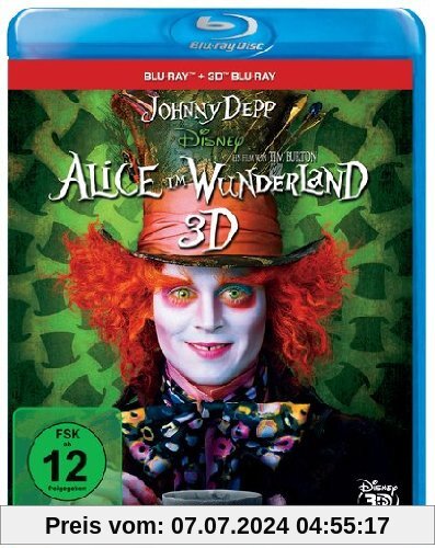 Alice im Wunderland (+ 3D Blu-ray) [Blu-ray] von Tim Burton