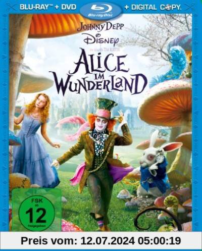 Alice im Wunderland (plus DVD + Digital Copy) [Blu-ray] von Tim Burton