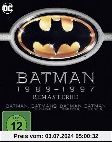 Batman 1-4 - Remastered [Blu-ray] von Tim Burton